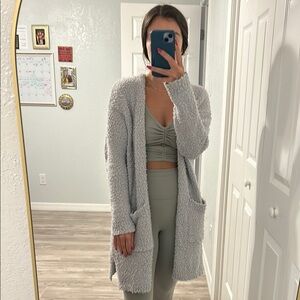 Knit Ice Blue Cardigan